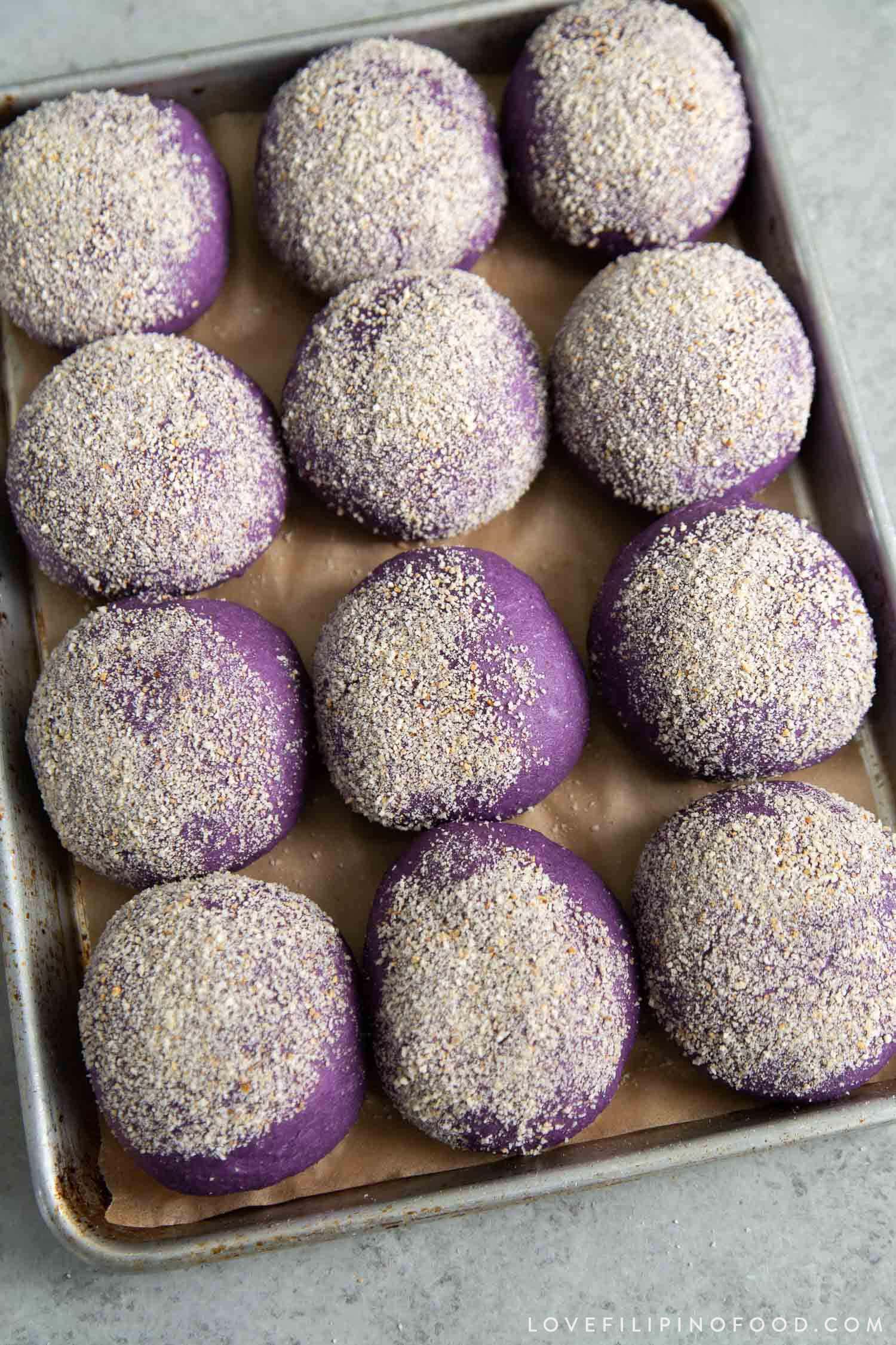 Purple Yam Ube Cheese Pandesal