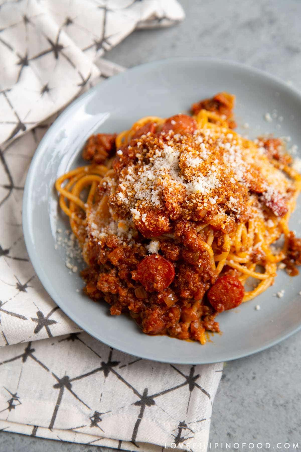 Filipino Style Sweet Spaghetti