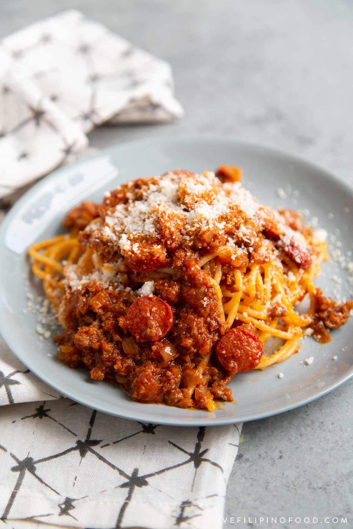 Filipino Style Spaghetti