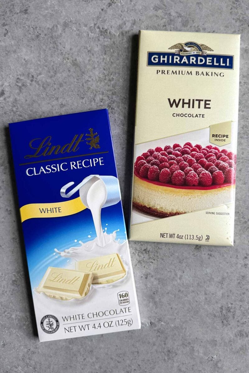 recommended white chocolate bars.